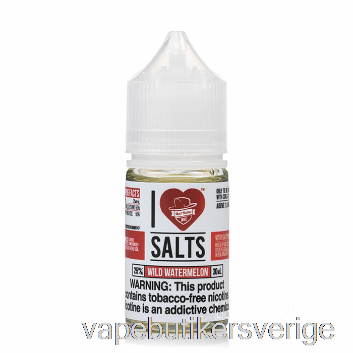 Vape Sverige Vild Vattenmelon - Jag älskar Salter - 30ml 50mg